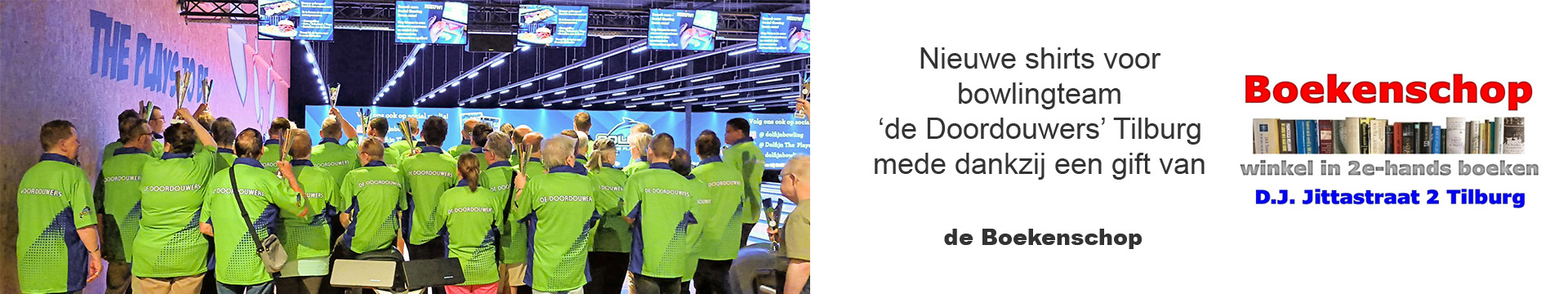 Shirtsponsor 2026 'de boekenschop'
